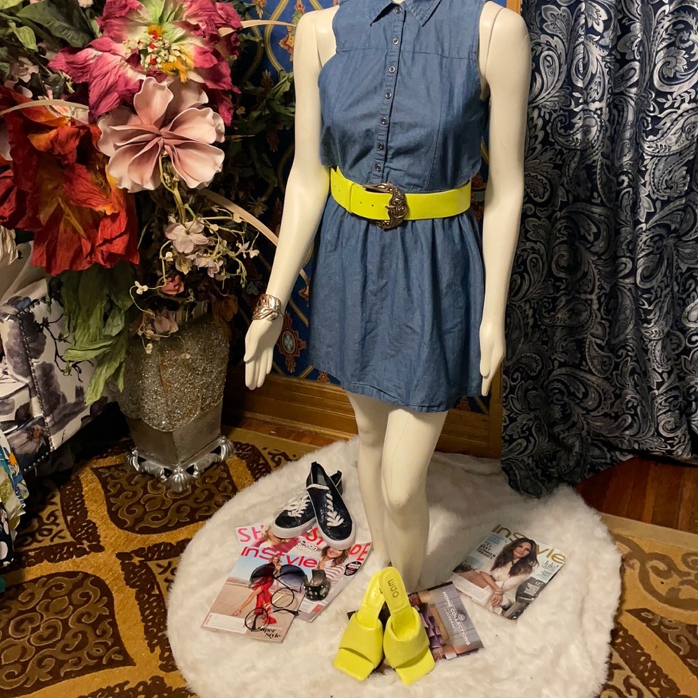 JEANS  MINI DRESS